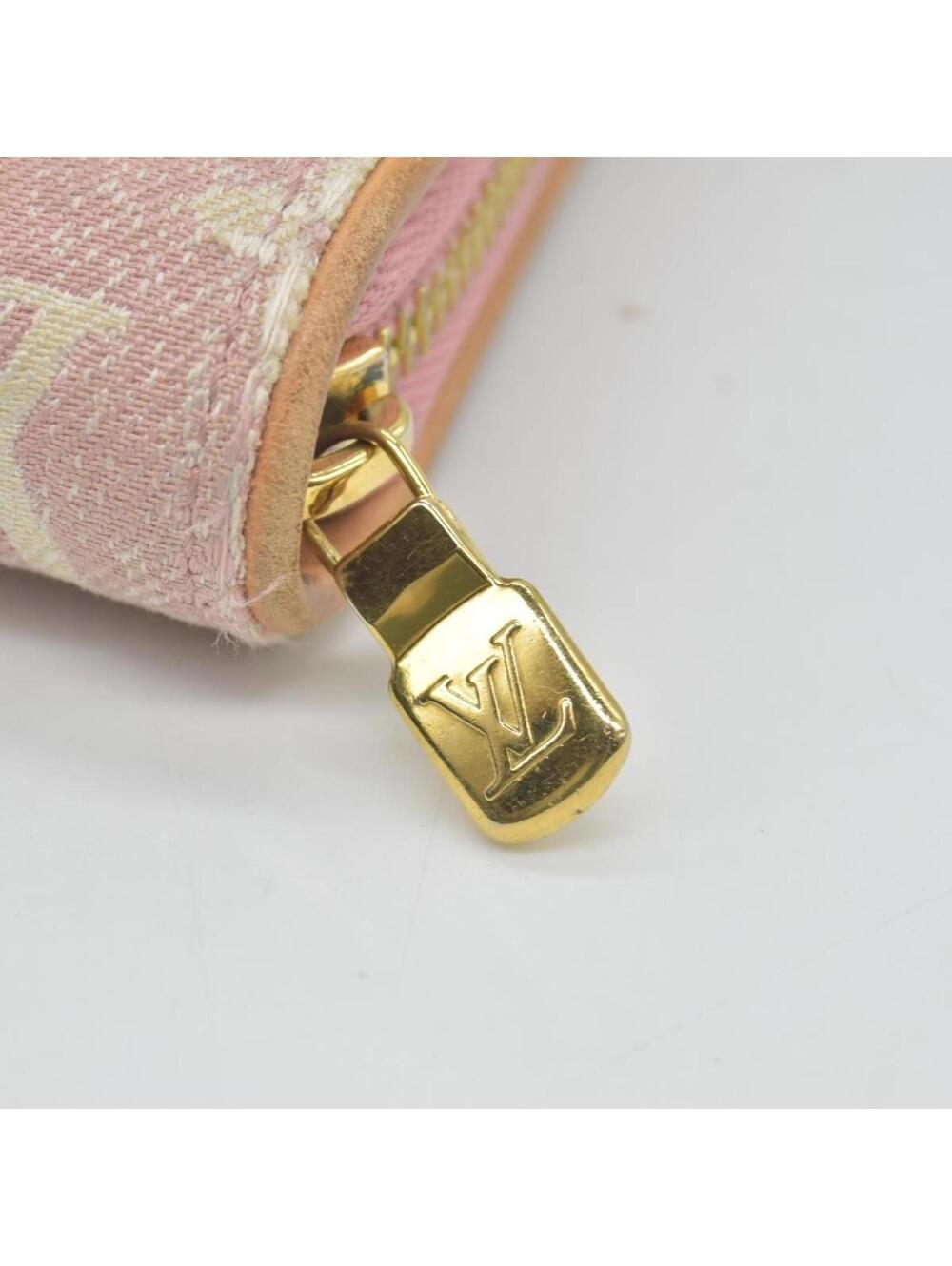 $1060 Louis Vuitton Denim Monogram Jacquard Zippy Wallet - Picture 13 of 15